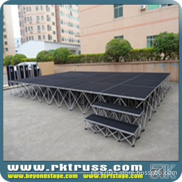 2014 hot sale 1.22x1.22m choral smart stage,portable stagewith TUV certificate